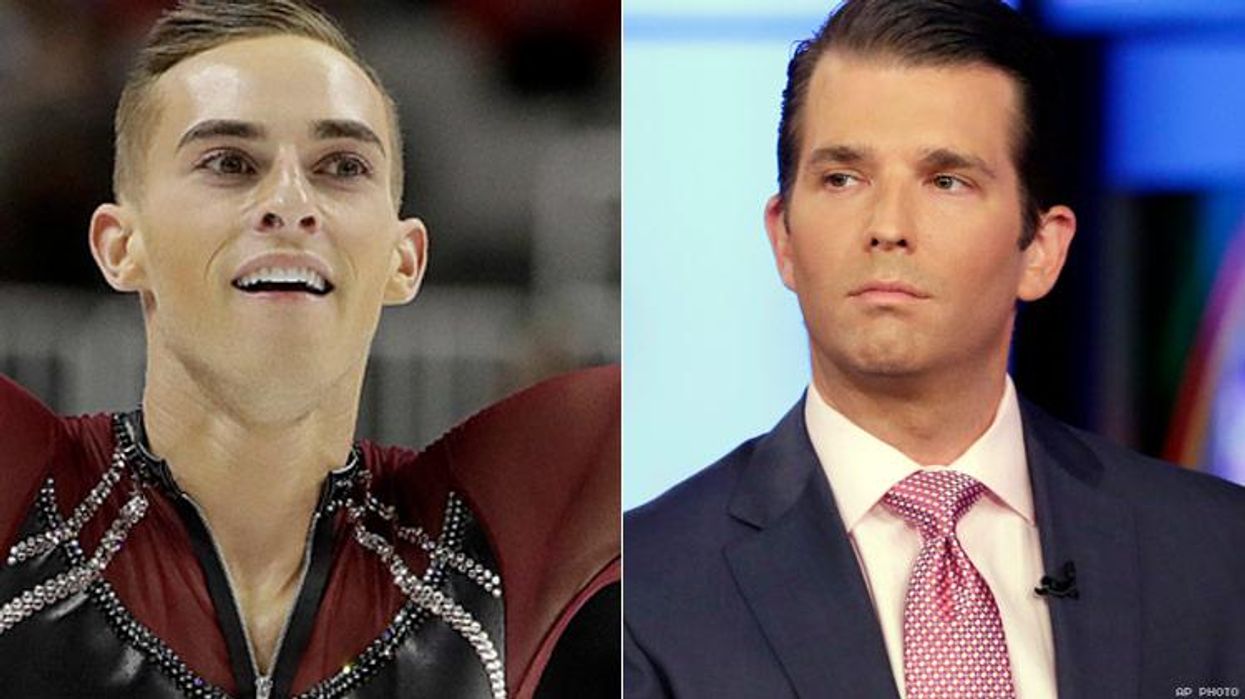 <p>Donald Trump Jr. Launches Twitter Attack on Olympic Skater Adam Rippon</p>