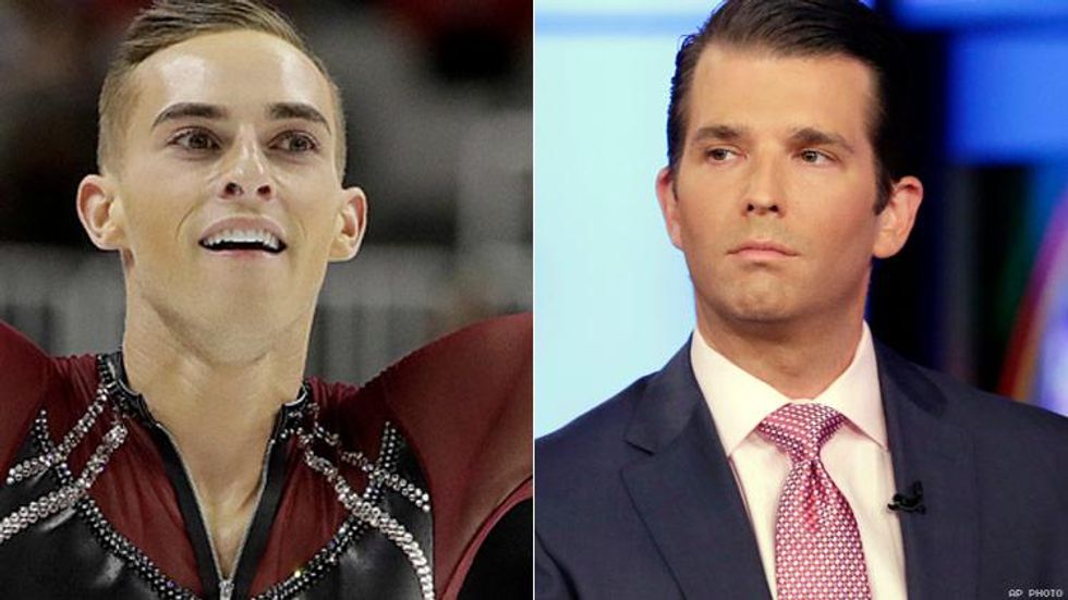 Donald Trump Jr. Launches Twitter Attack on Olympic Skater Adam Rippon