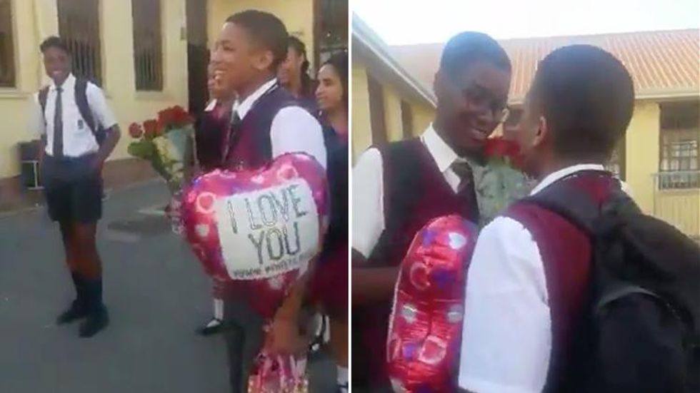 This Valentine's Day Surprise Between Two Schoolboys Will Restore Your Faith in Mankind