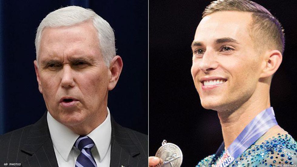 Dear Mike Pence, Adam Rippon Doesn't Owe You An Explanation—You Owe Us One