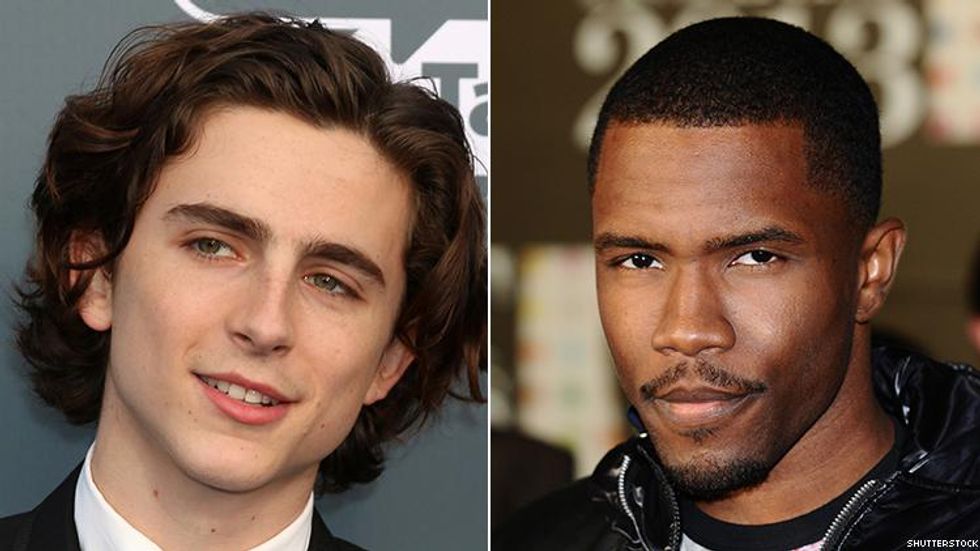 Frank Ocean Interviewed 'Call Me By Your Name's' Timothée Chalamet and We're Hyperventilating