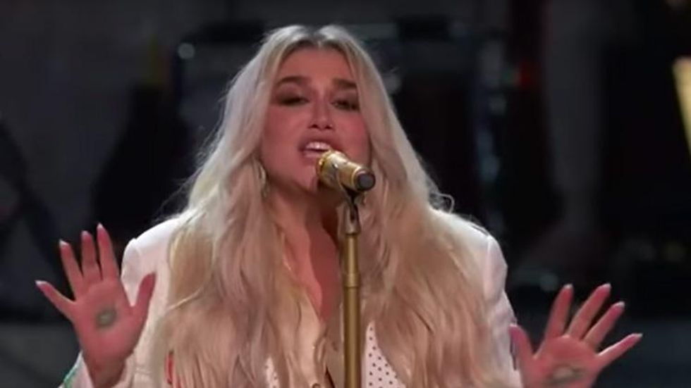 Kesha Delivers a Powerful #MeToo Showstopper at the Grammy Awards