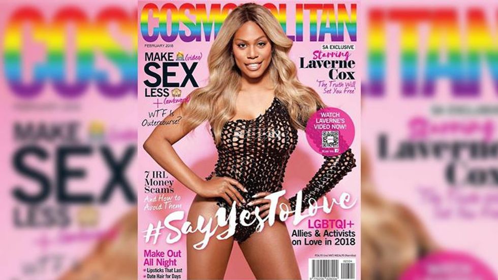Laverne Cox Just Made 'Cosmo' History!