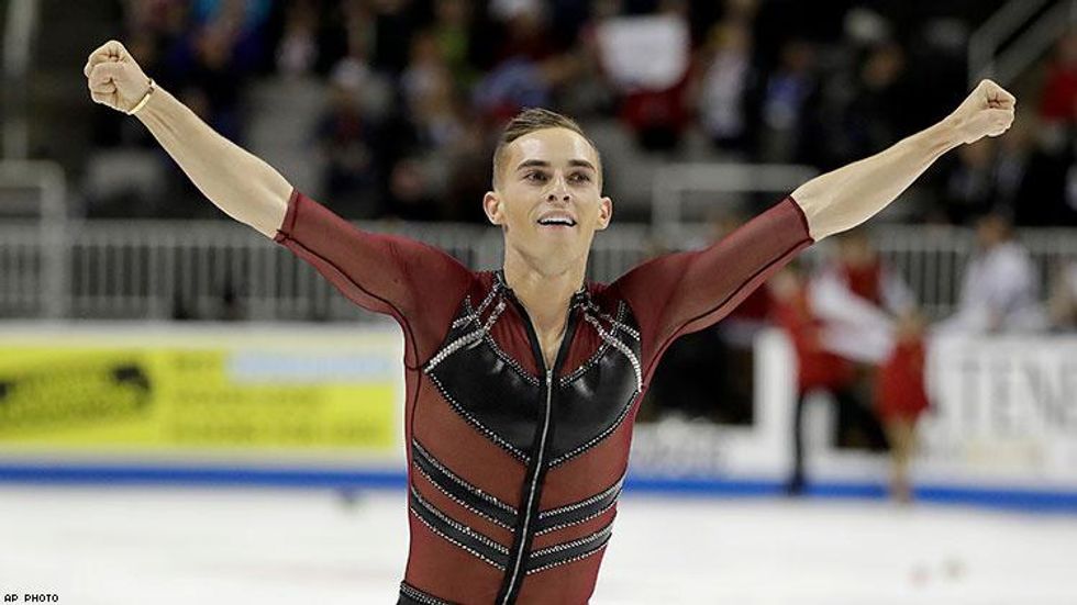 The First Openly Gay US Olympic Figure Skater Has Some Choice Words for Trump
