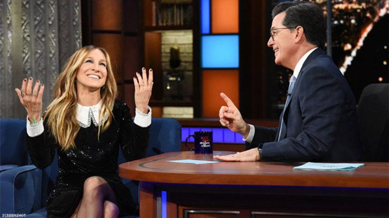 <p>Sarah Jessica Parker Offers the Role of Samantha In <em>Sex and the City 3</em> to Stephen Colbert</p>