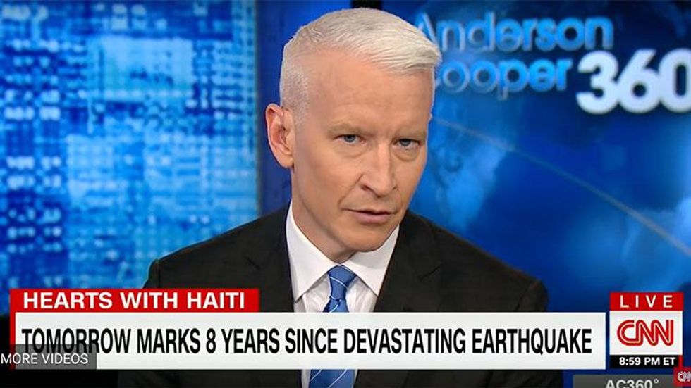 Watch Anderson Cooper’s Heartfelt Response to Trump About the People of Haiti