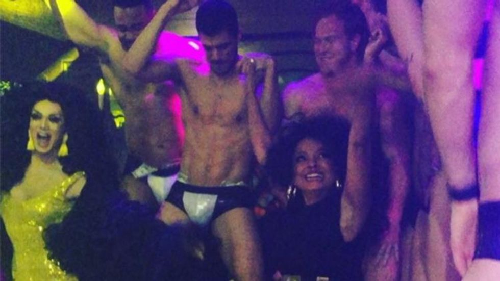Diana Ross Is Living Her Best Life & Dancing with Go-Go Dancers at The Abbey