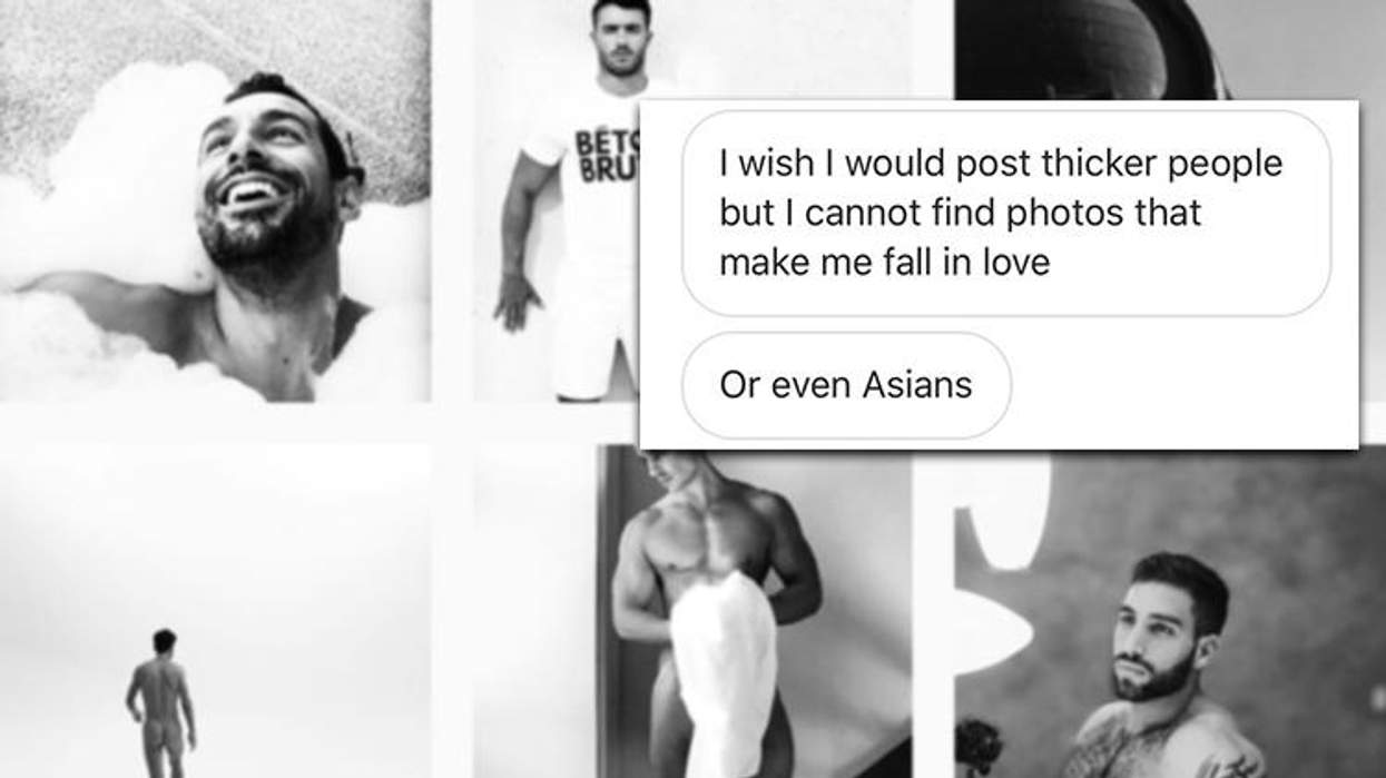 <p>Only Fit White Men Are Beautiful—Or So This Popular Gay Instagram Account Believes</p>