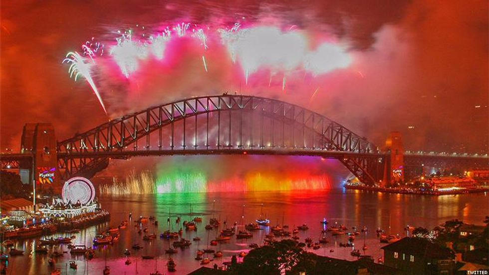 Sydney Celebrated the New Year in a Very Gay Way