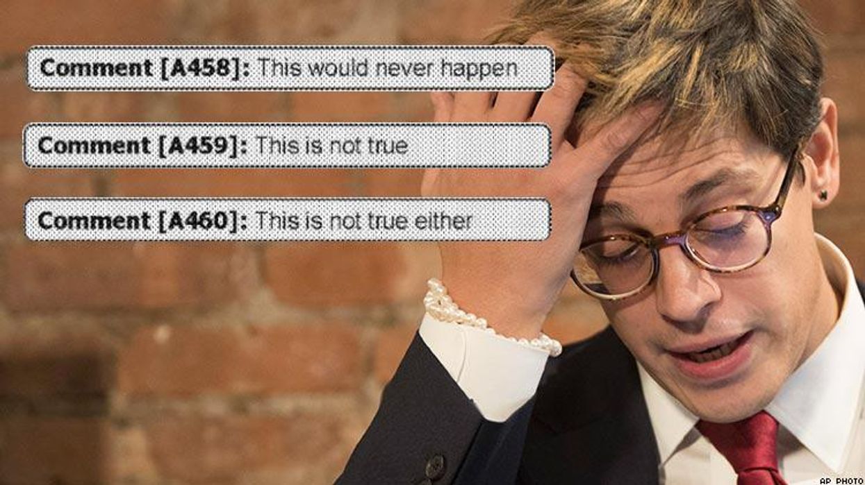 <p>Milo's Simon & Schuster Editor Ripped Him to Shreds and We're So Here for It</p>