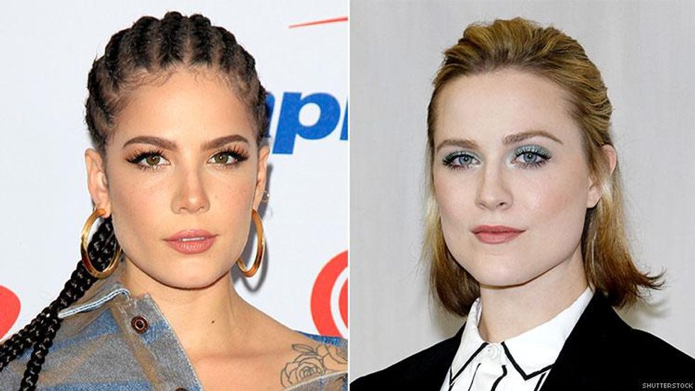 Halsey and Evan Rachel Wood Just Ended Biphobia with Two Tweets
