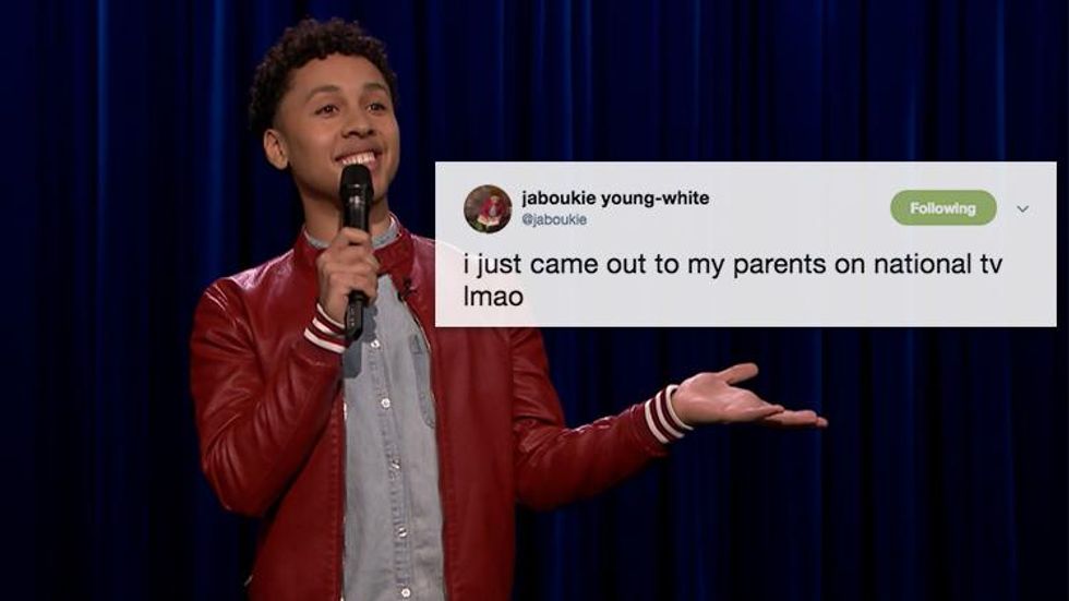 This Stand-Up Comic Just Hilariously Came Out to His Parents on National TV