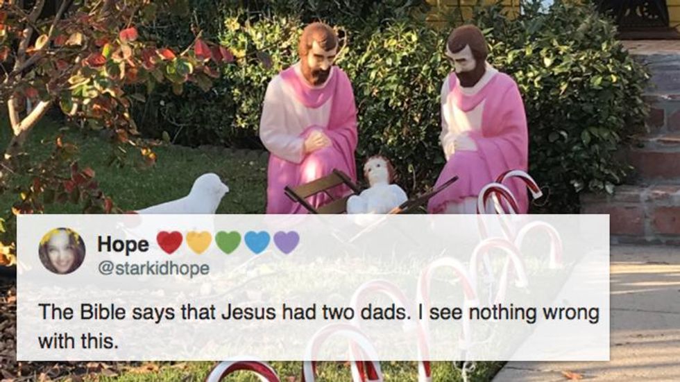 People Are Obsessed with This Nativity Scene with Two Gay Josephs