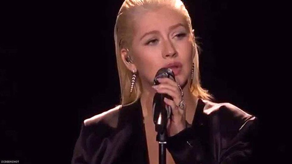 The Best Reactions to Christina Aguilera's Whitney Houston Tribute