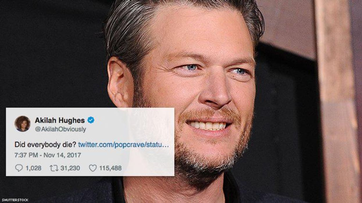 <p>Blake Shelton Is <em>People</em>'s Sexiest Man Alive and Everyone Is Confused</p>