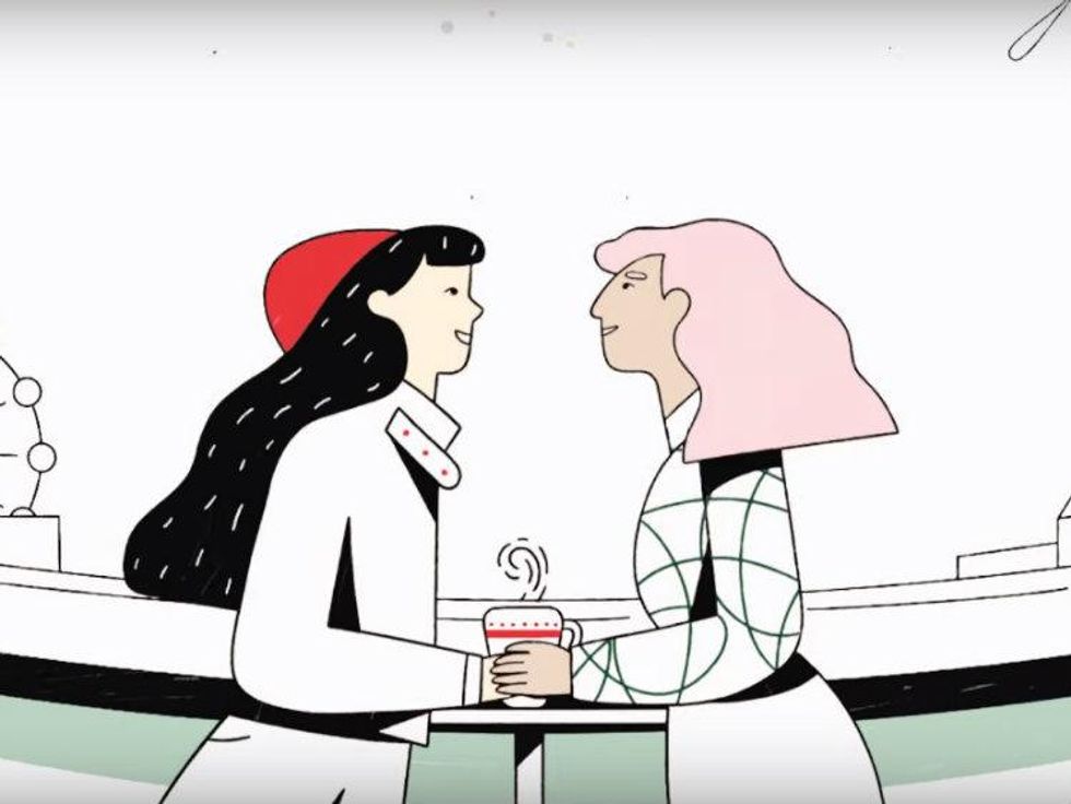 The New Starbucks Holiday Ad Features an Adorable Lesbian Couple