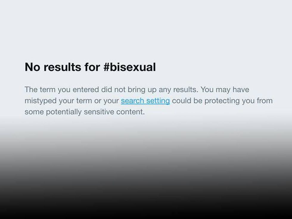 It Looks Like Twitter Is Censoring Bisexual Content