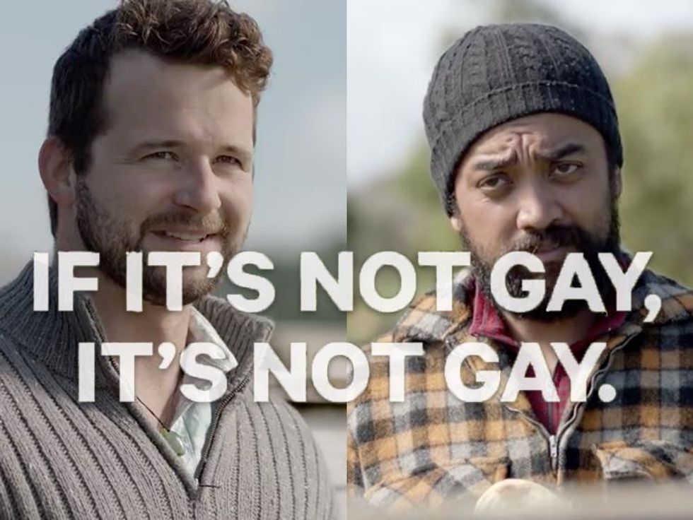 This Hilarious PSA Shows Why Bros Should Stop Calling Things 'Gay'