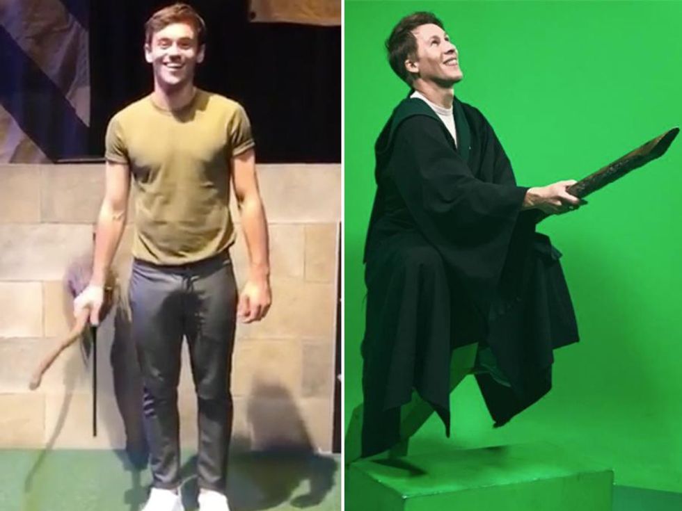 Tom Daley and Dustin Lance Black Toured Hogwarts and We're Totally Not Jealous or Anything