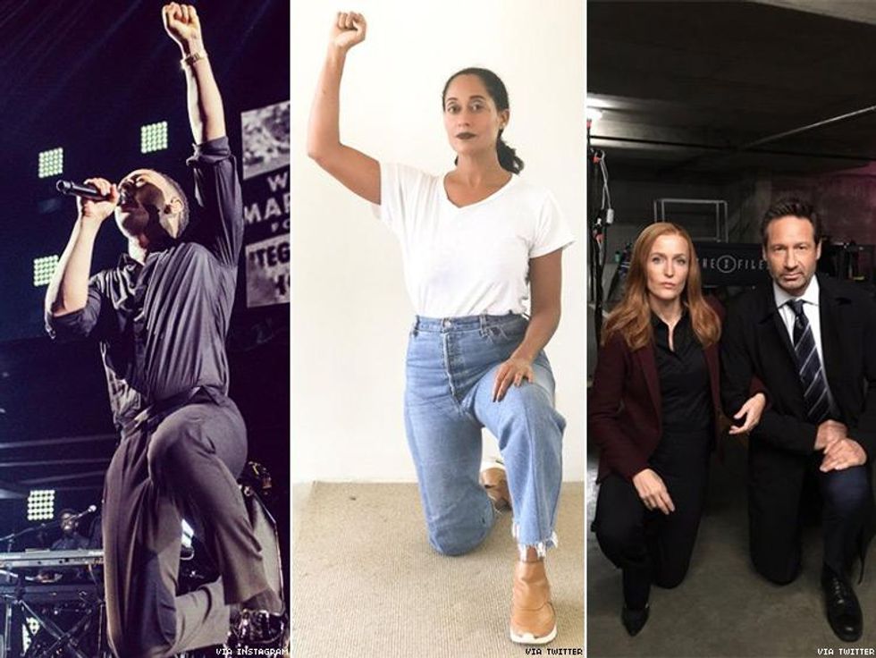 So Many Notable People Are Joining NFL Athletes in the #TakeAKnee Movement