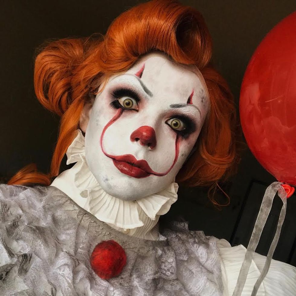 This Insanely Talented Makeup Artist Gave Pennywise a Drag Glamazon Makeover