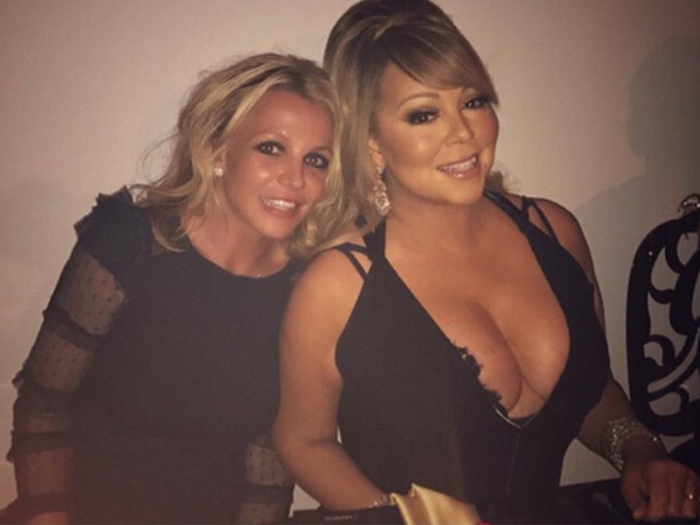Britney and Mariah Met at a Dinner Party and '90s Kids Everywhere Rejoiced