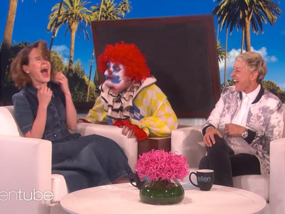 Ellen Scared the Sh*t out of Sarah Paulson Three Times in a Row