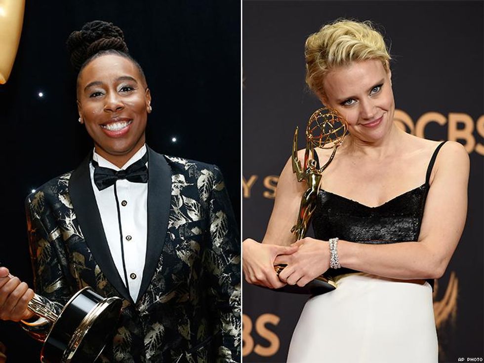 Out Lesbians Lena Waithe and Kate McKinnon Ruled the Emmys Last Night