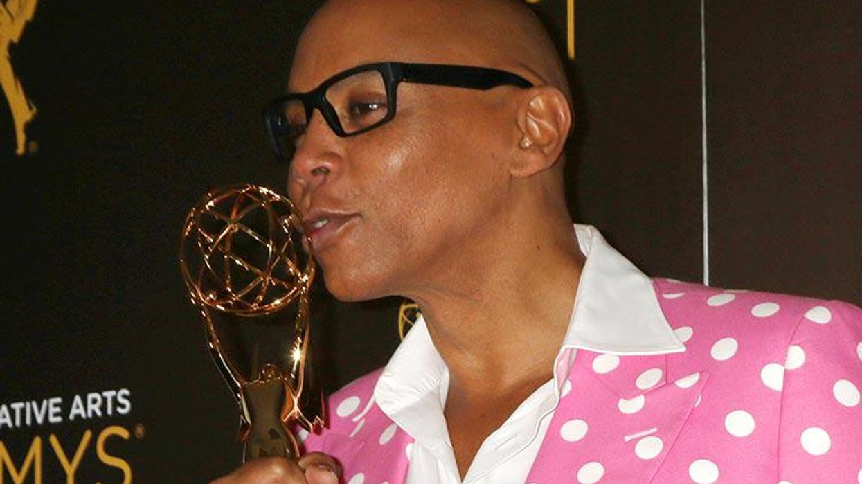 <p>RuPaul Won the Emmy for 'Outstanding Host' for the Second Year in a Row</p>