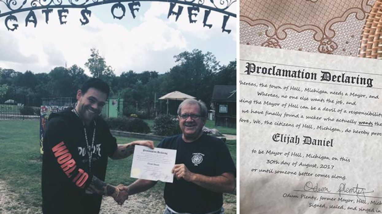 The Mayor of Hell, Michigan Has Banned All Straight People from Entering the Town