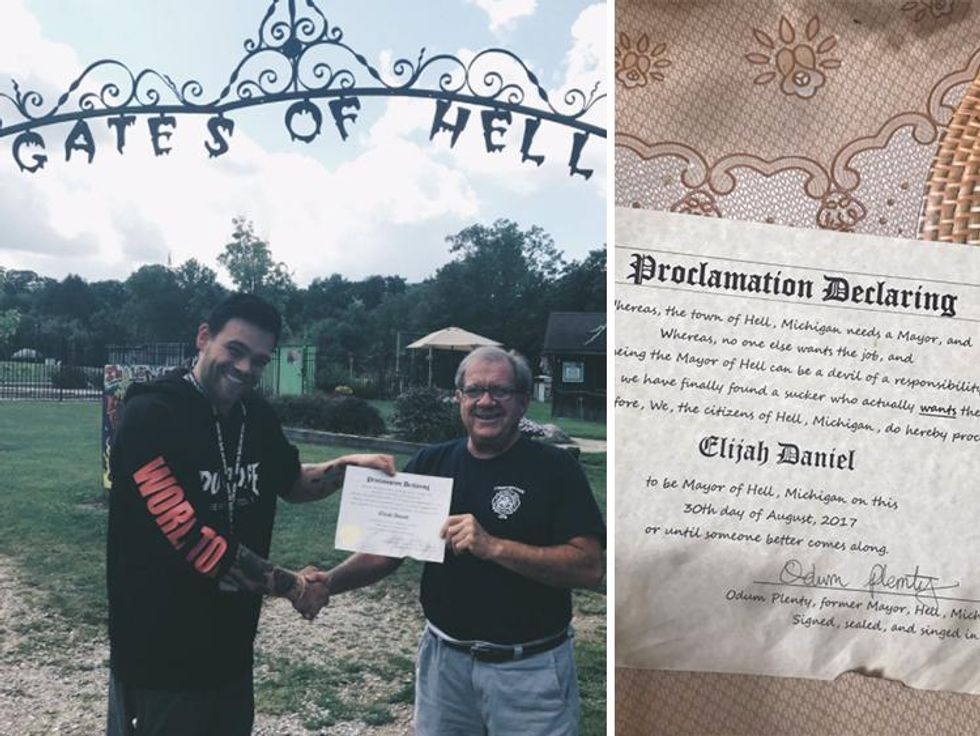 The Mayor of Hell, Michigan Has Banned All Straight People from Entering the Town