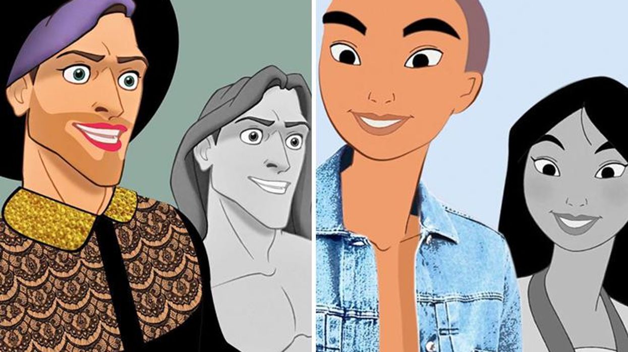 This Artist Reimagined Disney Characters as Transgender to Explore Powerful New Perspectives