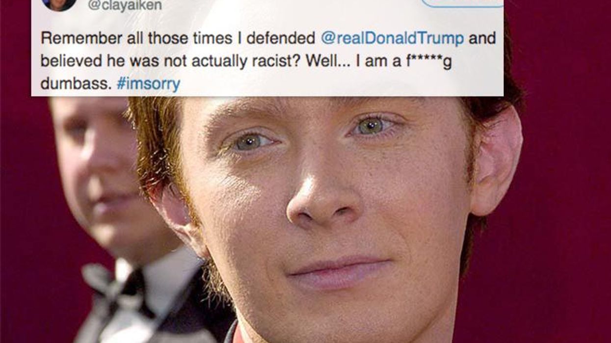 Clay Aiken Apologizes for Ever Defending Donald Trump's Racism