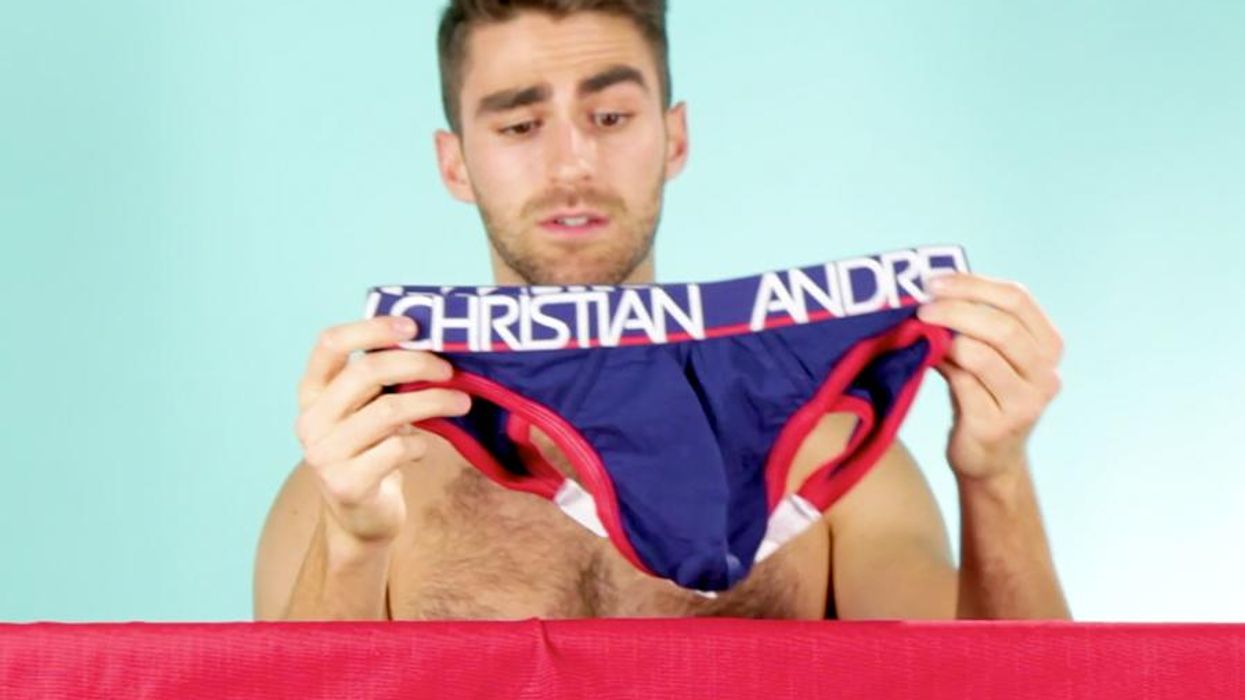 <p>What Happened When <em>BuzzFeed</em> Made Men Wear a Jockstrap for a Day?</p>