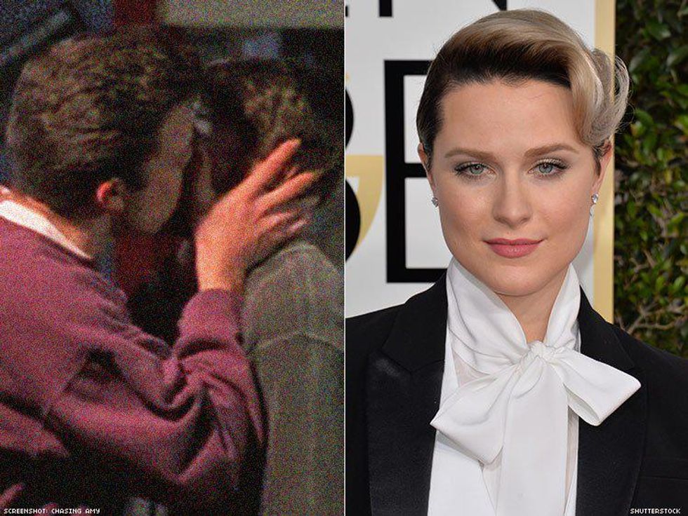 Evan Rachel Wood Dragged Ben Affleck for His Cringe-Worthy 'Gay Kiss' Remark
