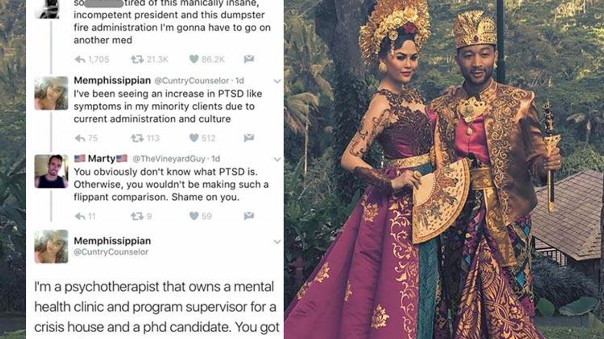 Man Attempts to Mansplain Chrissy Teigen and One of Her Followers, and Failed Miserably