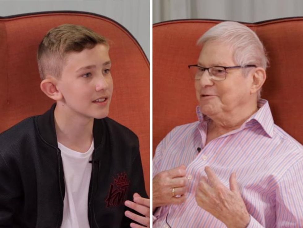 13-Year-Old and 78-Year-Old Gay Men Discuss Coming Out and Get Emotional