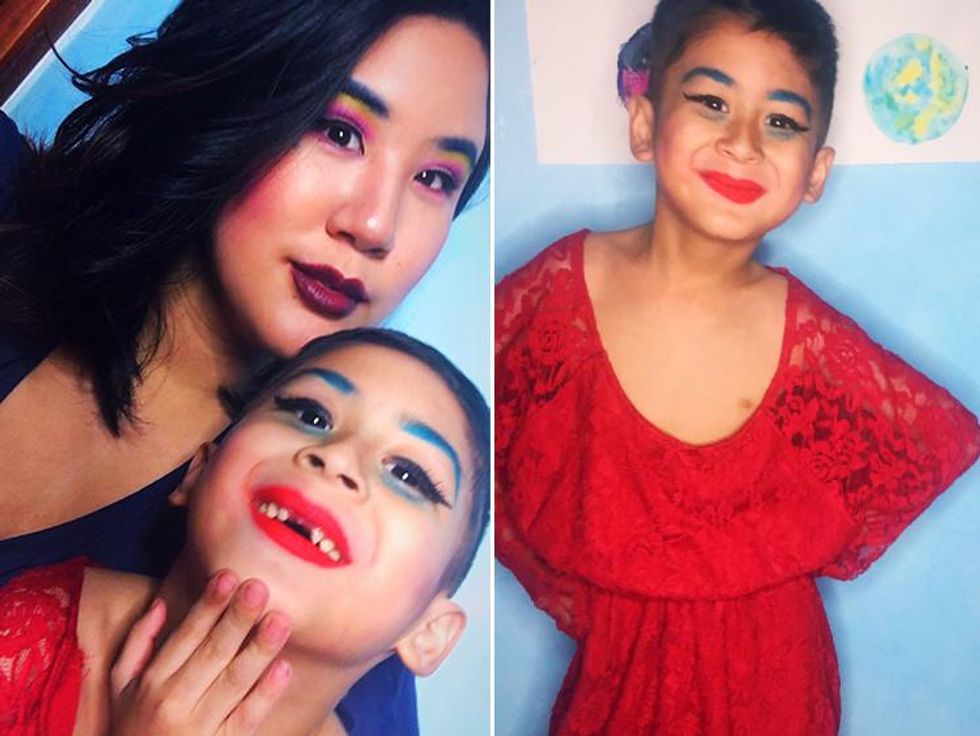 This Mom Helped Her Son Become a Drag Queen and It Is So Adorable