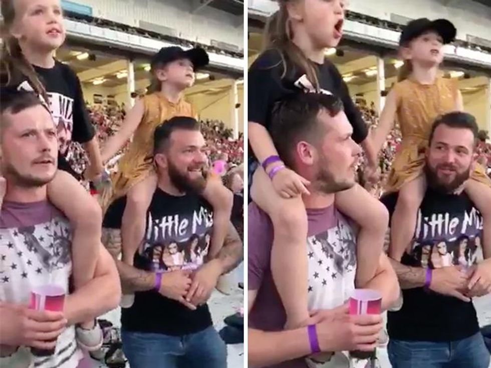 These Dads Danced with Their Daughters at a Little Mix Concert and It Is the CUTEST