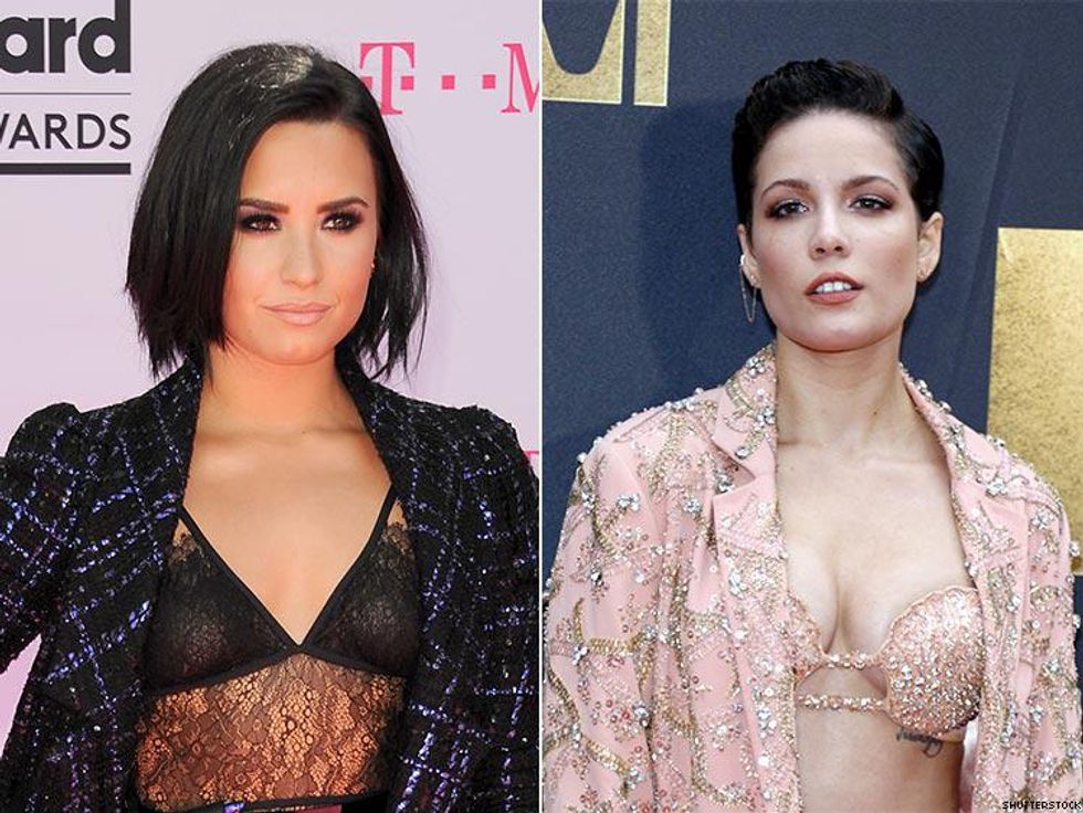 Halsey Claps Back at Demi Lovato & Katy Perry for Biphobic Music