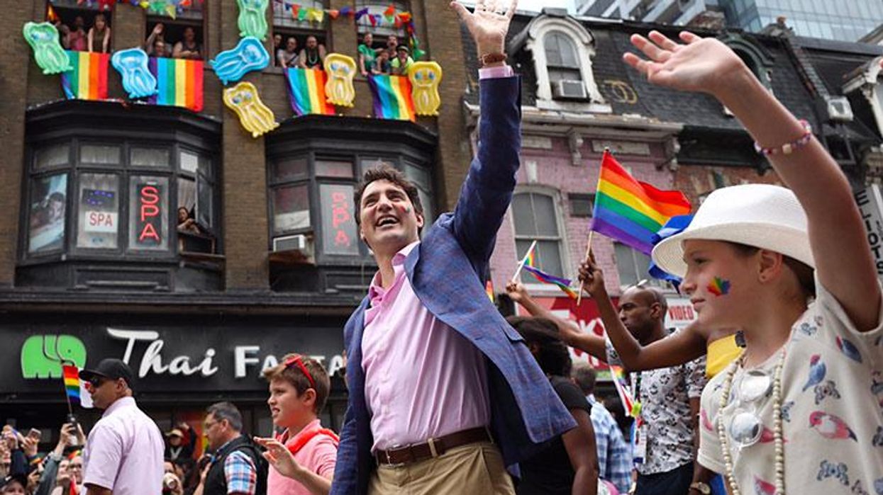 <p>Justin Trudeau Marched in Toronto Pride—and People Are Fangirling</p>