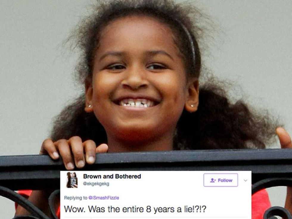 Twitter Just Learned Sasha Obama's Actual Name, And They Can't Handle It