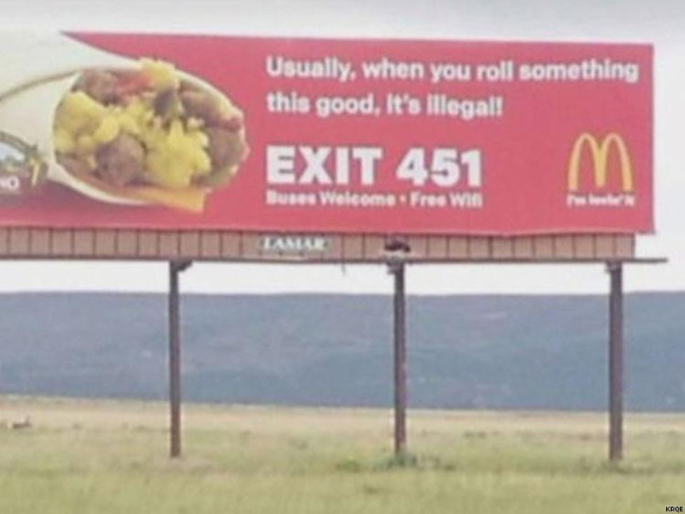 McDonald's Is in Big Trouble for This Inappropriate and Funny Billboard