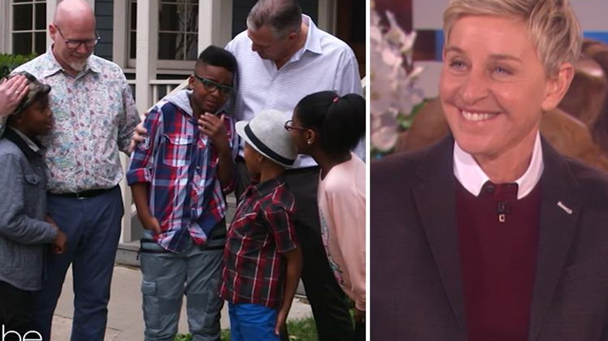 <p>Ellen Is Moved by These Incredible Gay Dads Who Want to Help Foster Kids</p>