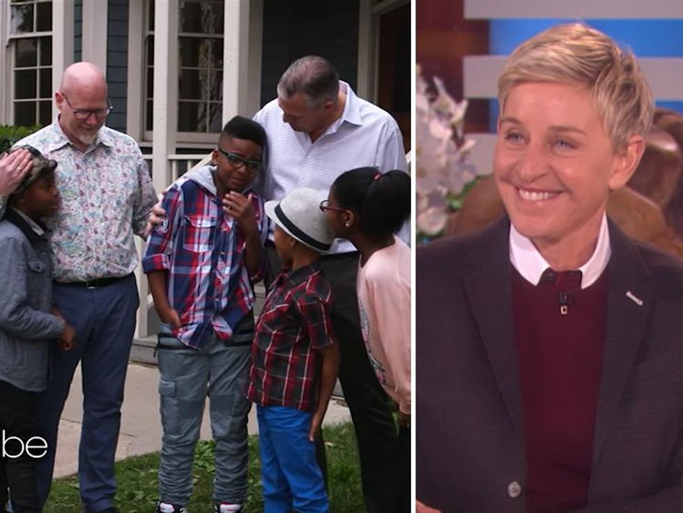 Ellen Is Moved by These Incredible Gay Dads Who Want to Help Foster Kids