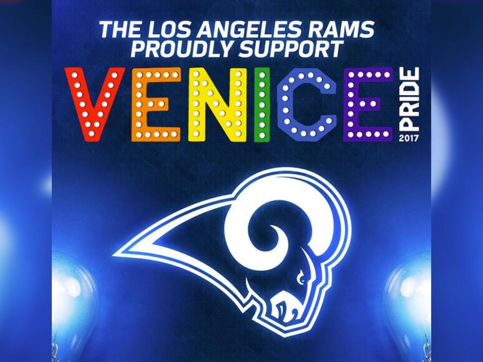 The LA Rams Are the First NFL Team to Sponsor a Pride Event