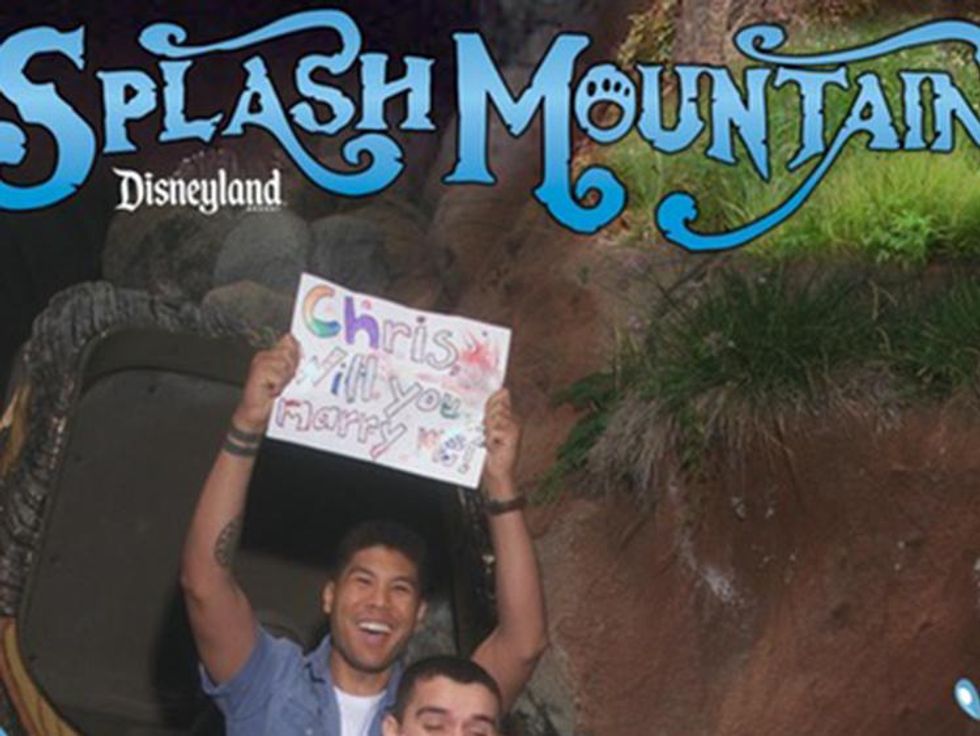 Guy Adorably Proposes to His Unsuspecting Boyfriend at Disneyland