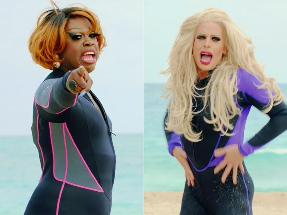 Bob the Drag Queen & Katya Lip Sync for Their Life(guard) in Hilarious ‘Baywatch’ Promo