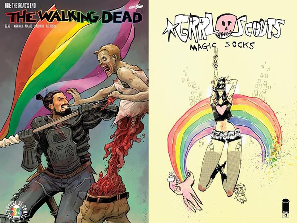 'The Walking Dead' & Other Comics Are Celebrating Pride Month With Special Covers