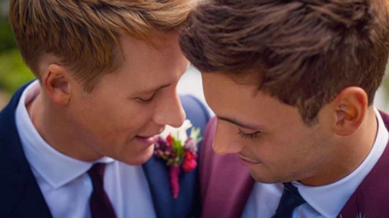 <p>All the Times Tom Daley & Dustin Lance Black's Wedding Was Serious GOALS</p>